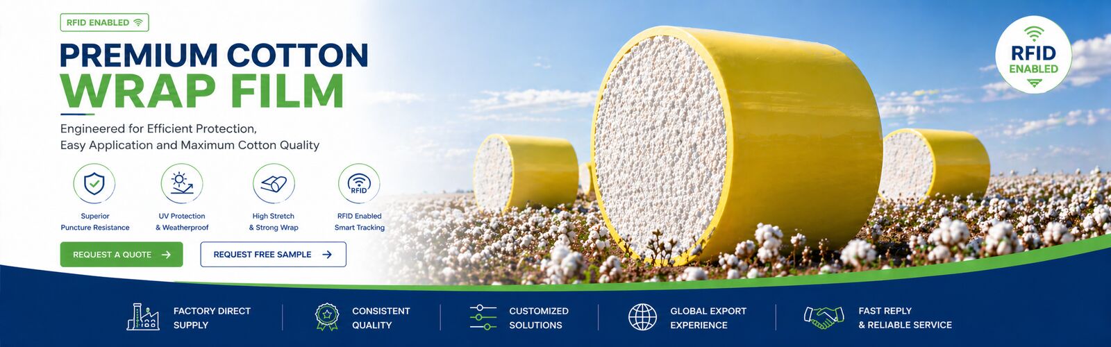 Enveloppe de balle de coton