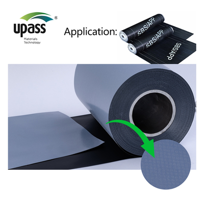 SBS autoadhésif Asphalte modifié Matériau d'étanchéité HDPE Film de décharge soufflage de moulage Glace bouclier anti-eau autoadhésif