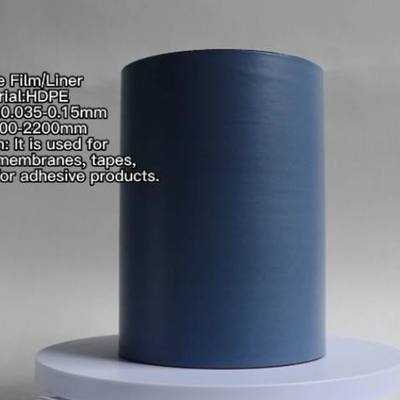 Doublure antiadhésive enduite de silicone à durcissement UV Doublure en PE HDPE