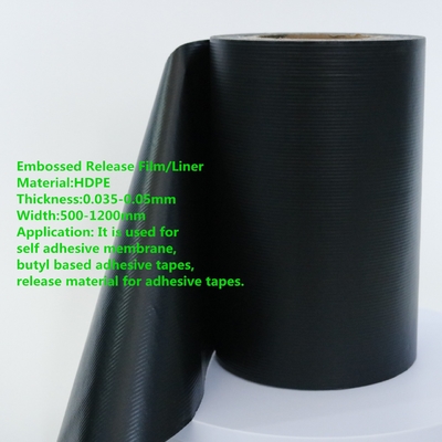 Le film de HDPE a gravé le revêtement en refief de libération enduit de silicone