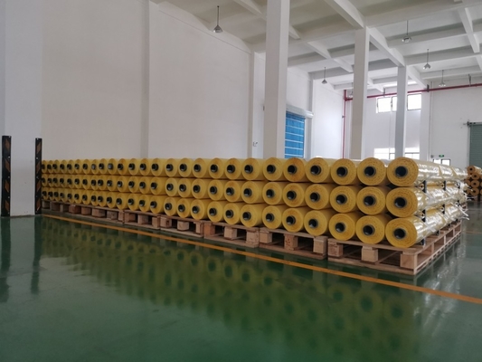 Film d'enveloppe en HDPE jaune dimensionnel 70um pour ramassage du coton CP770