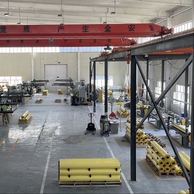 Film d'enveloppe en HDPE jaune dimensionnel 70um pour ramassage du coton CP770