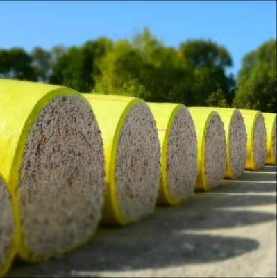 Nouveau design Agriculture Herbe en plastique enveloppement coton pellicule enveloppement sillage pellicule enveloppement film étirable pour le grain