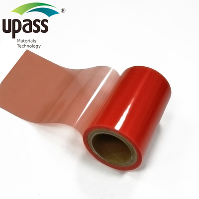 Film de démoulage MOPP rouge 100x55cm enduit silicone simple face