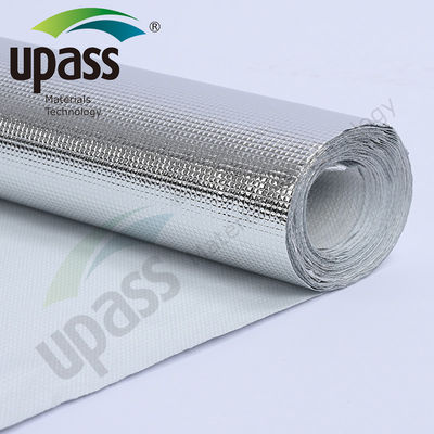 Tissu tissé composite en feuille d'aluminium enduit de PP ignifuge pour l'isolation thermique des bâtiments avec GSM personnalisé