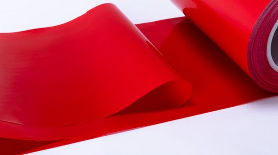 Film de démoulage PE rouge transparent pour ruban adhésif et film de protection de surface