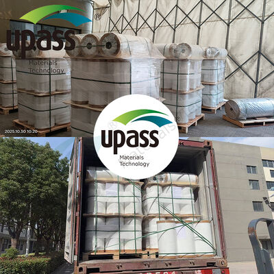 100-2000 mm de largeur Film de dégagement en polypropylène en relief Liner de dégagement en silicone revêtu pour membrane imperméable