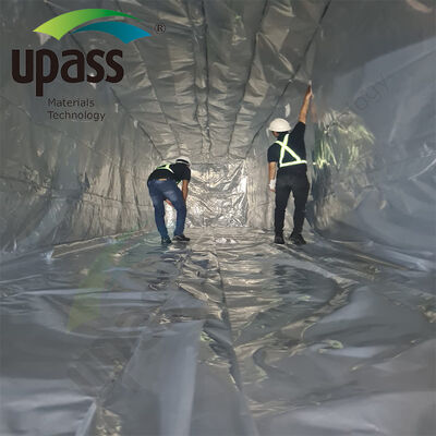 Barrière contre l'humidité Largeur personnalisée Polyester Insulation Liner PET Film métallisé Idéal pour un conteneur de 20 à 40 pieds