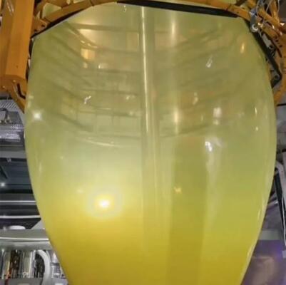 2.7 Meter Width Colorful Cotton Bale Wrapping Film 75mic Thickness Roll Blow Molding Upasschina Brand