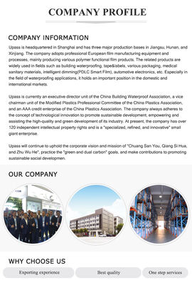 Nouveaux produits Les meilleures ventes de films adhésifs à haute résistance au soufflage et au service de découpe pour l'imperméabilisation des membranes