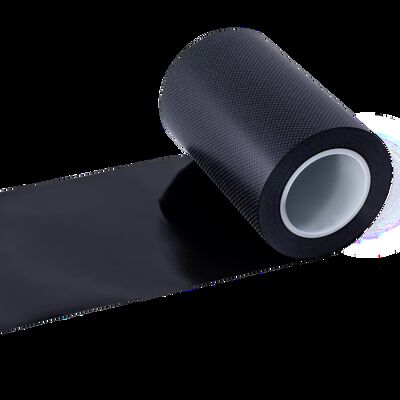 Film PE laminé croisé haute résistance 60F moulage par soufflage découpe pour membrane d'étanchéité de toiture plate auto-adhésive de bitume modifié