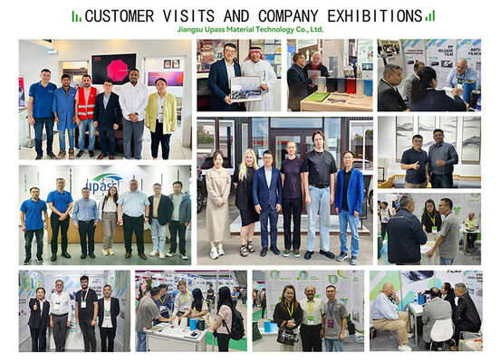 Fabrication qualifiée Matériau de bobine imperméable à l'eau chinois PET Film de libération de soufflage Transparent doux