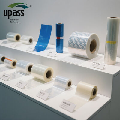 Ruban adhésif étanche en butyle double face avec revêtement en silicone, liner rouge, durcissement UV, moulage par soufflage, découpe Upass