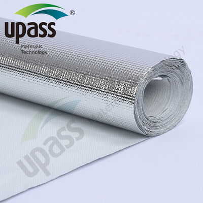 Customizable On-Sale Woven Fabric Thermal Insulation Waterproof Material Aluminum Foil Surface Composited Coated PP Woven Fabric