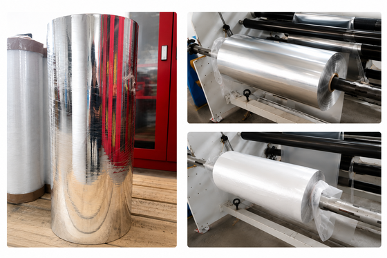 150 μm VMPET Film laminé en aluminium PET pour l'isolation et la protection contre l'humidité des conteneurs de transport