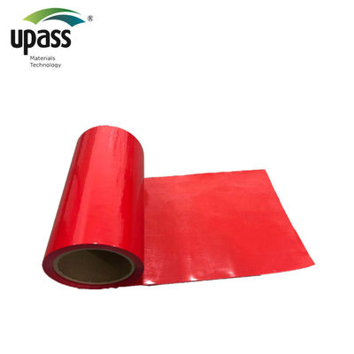Revêtement de libération enduit de silicone de HDPE rouge de DS pour des bandes de mousse