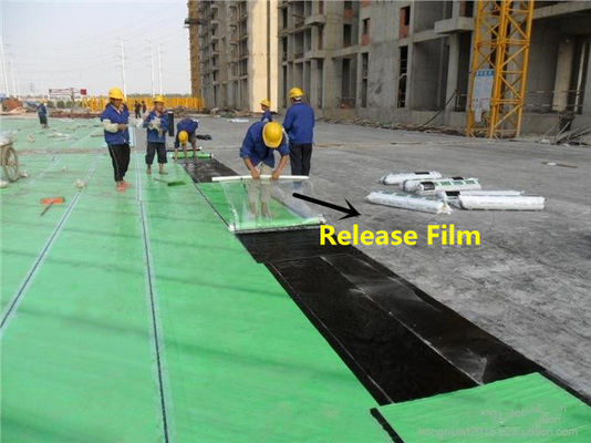 Feuille de plastique stratifiée croisée de imperméabilisation de HDPE de résistance de larme de film