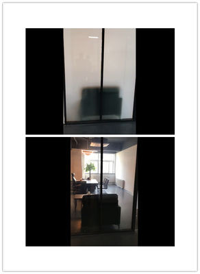 Couleur blanche de film futé auto-adhésif en verre de l'application PDLC