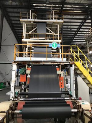 Revêtement de libération enduit de silicone de imperméabilisation de HDPE de plaine d'application